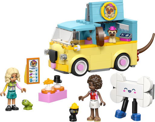 LEGO® Friends 42678 Dodávka s doplňky pro mazlíčky