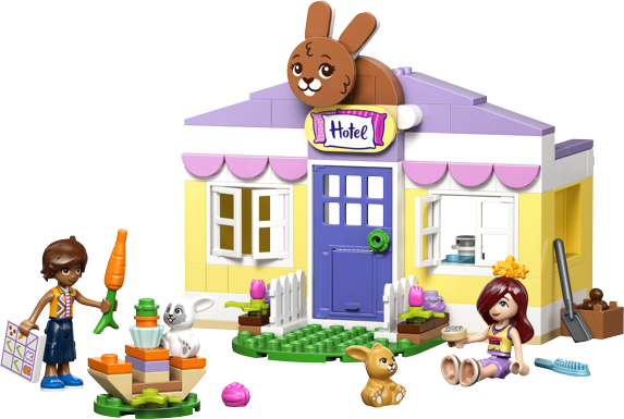 LEGO® Friends 42679 Hotel pro králíčky v městečku Heartlake
