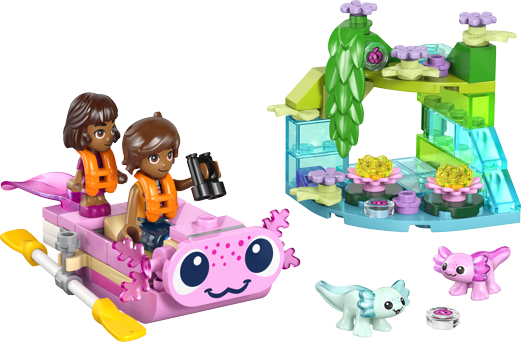 LEGO® Friends 42681 Dobrodružný člun s axolotly
