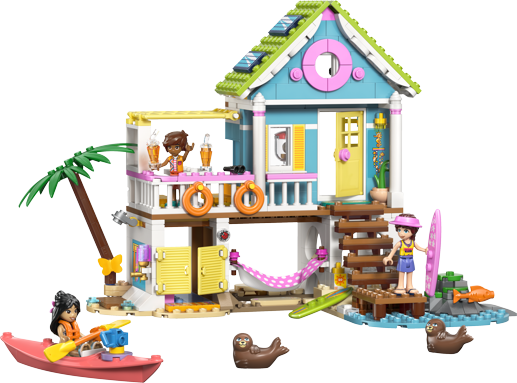 LEGO® Friends 42699 Plážový dům s tuleni