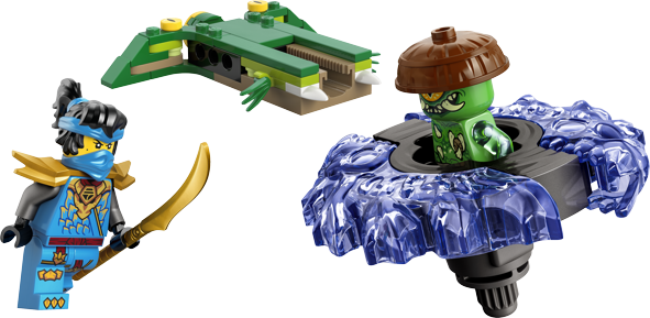LEGO® NINJAGO® 71849 Nya vs. spinner zmutované příšery