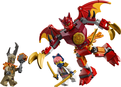 LEGO® NINJAGO® 71851 Kaiův bojový balíček s dračím oblekem