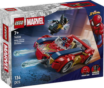 LEGO® | Marvel 76336 Spider-Man a auto vs. venomizovaný Wolverine