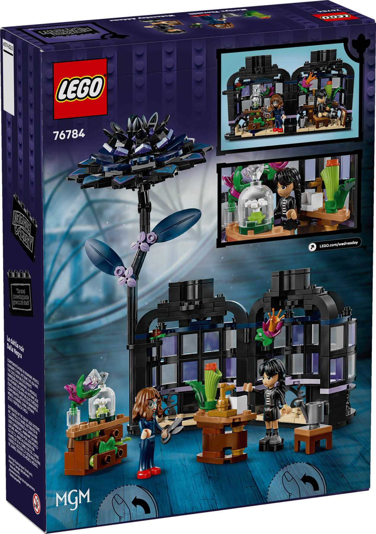 LEGO® Wednesday 76784 Černá jiřina