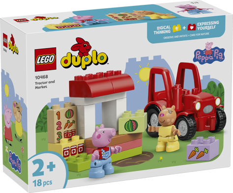 LEGO® DUPLO 10468 Prasátko Pepa Traktor a tržnice