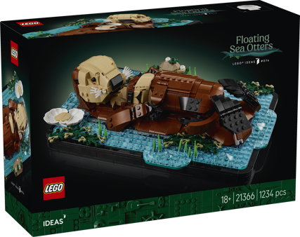 LEGO® Ideas 21366 Plavající mořské vydry
