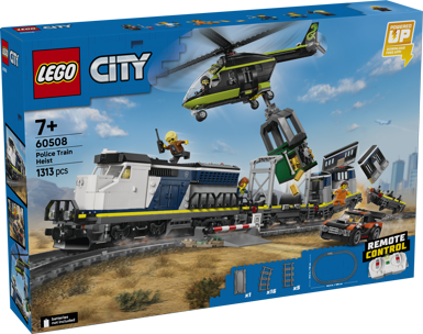 LEGO® City 60508 Loupež v policejním vlaku