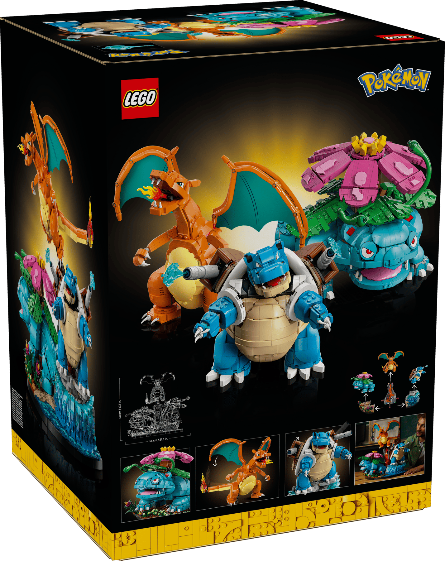 LEGO® Pokémon 72153 Venusaur, Charizard a Blastoise