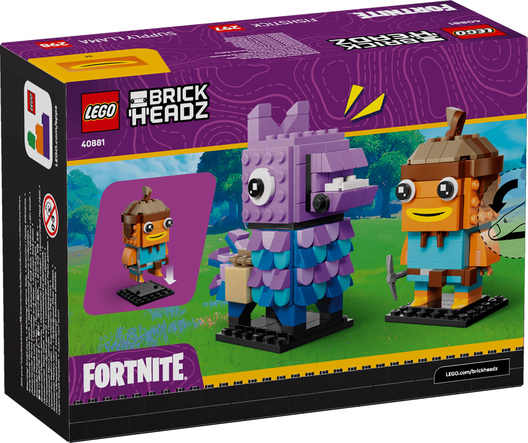 LEGO® Fortnite 40881 Figurky: Supply Llama a Fishstick