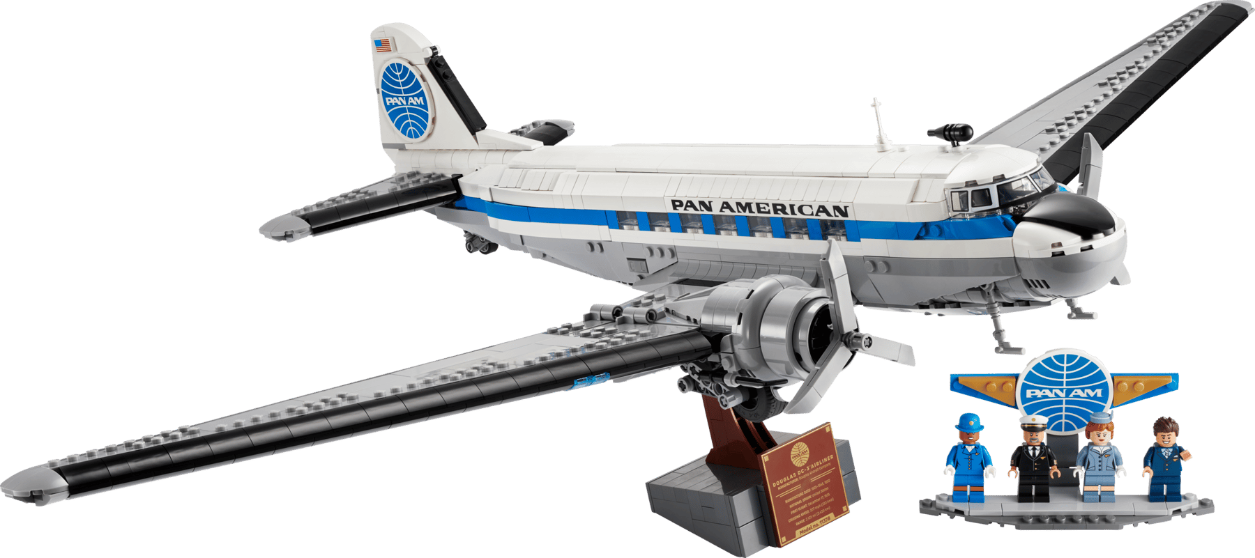 LEGO® Icons 11378 Dopravní letoun Douglas™ DC-3™ PAN AM®