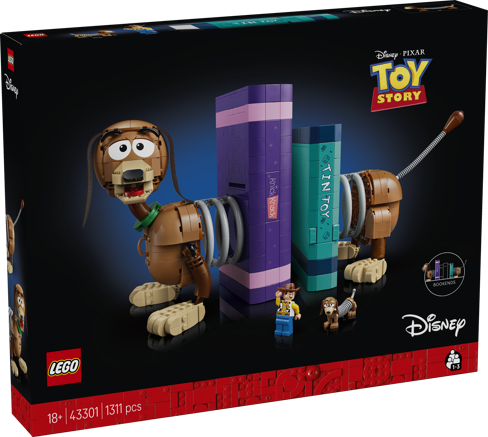 LEGO® Disney Pixar 43301 Knižní zarážky: Slinky z filmu Toy Story