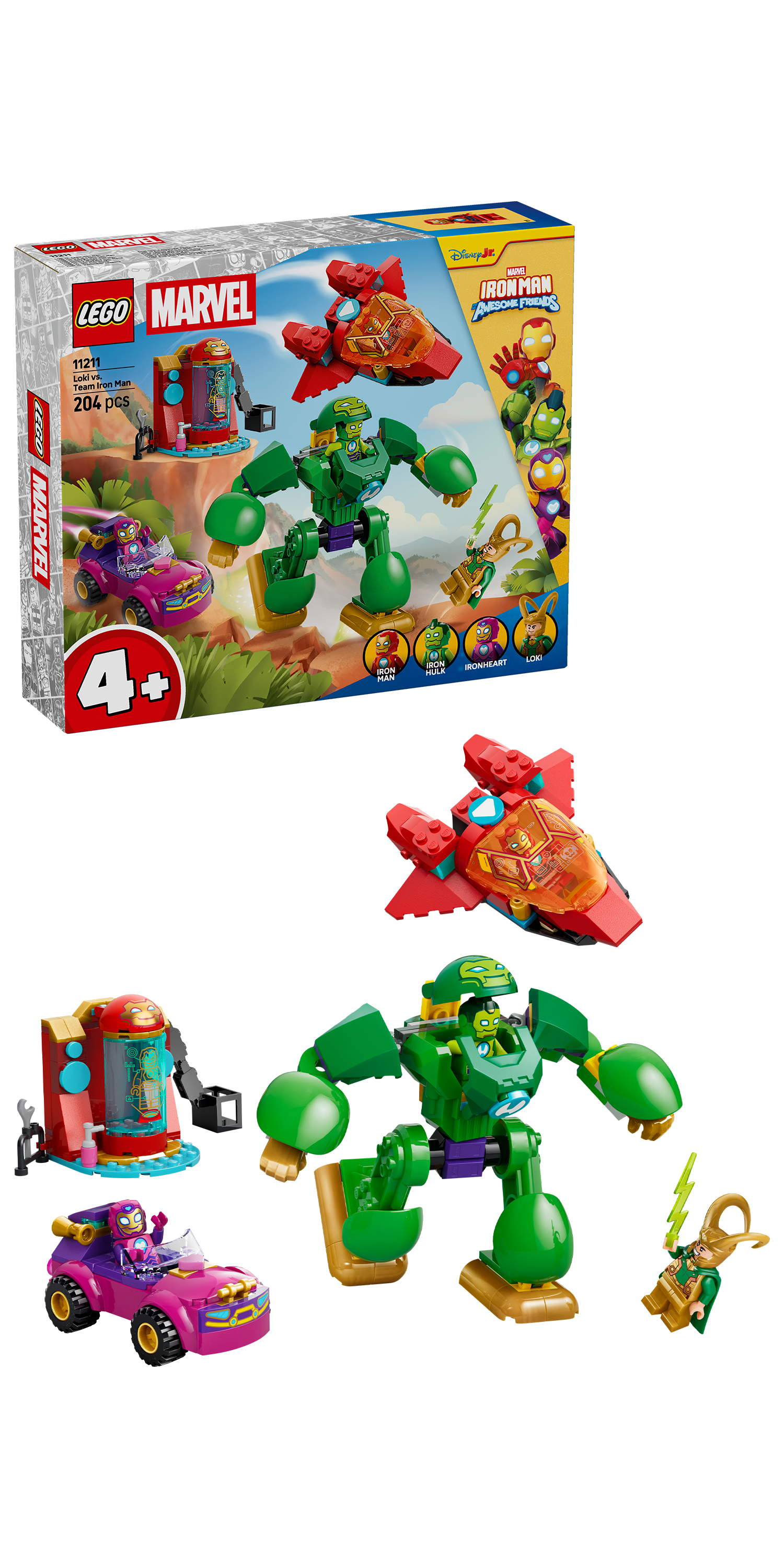 LEGO® Marvel 11211 Loki vs. Iron Manův tým