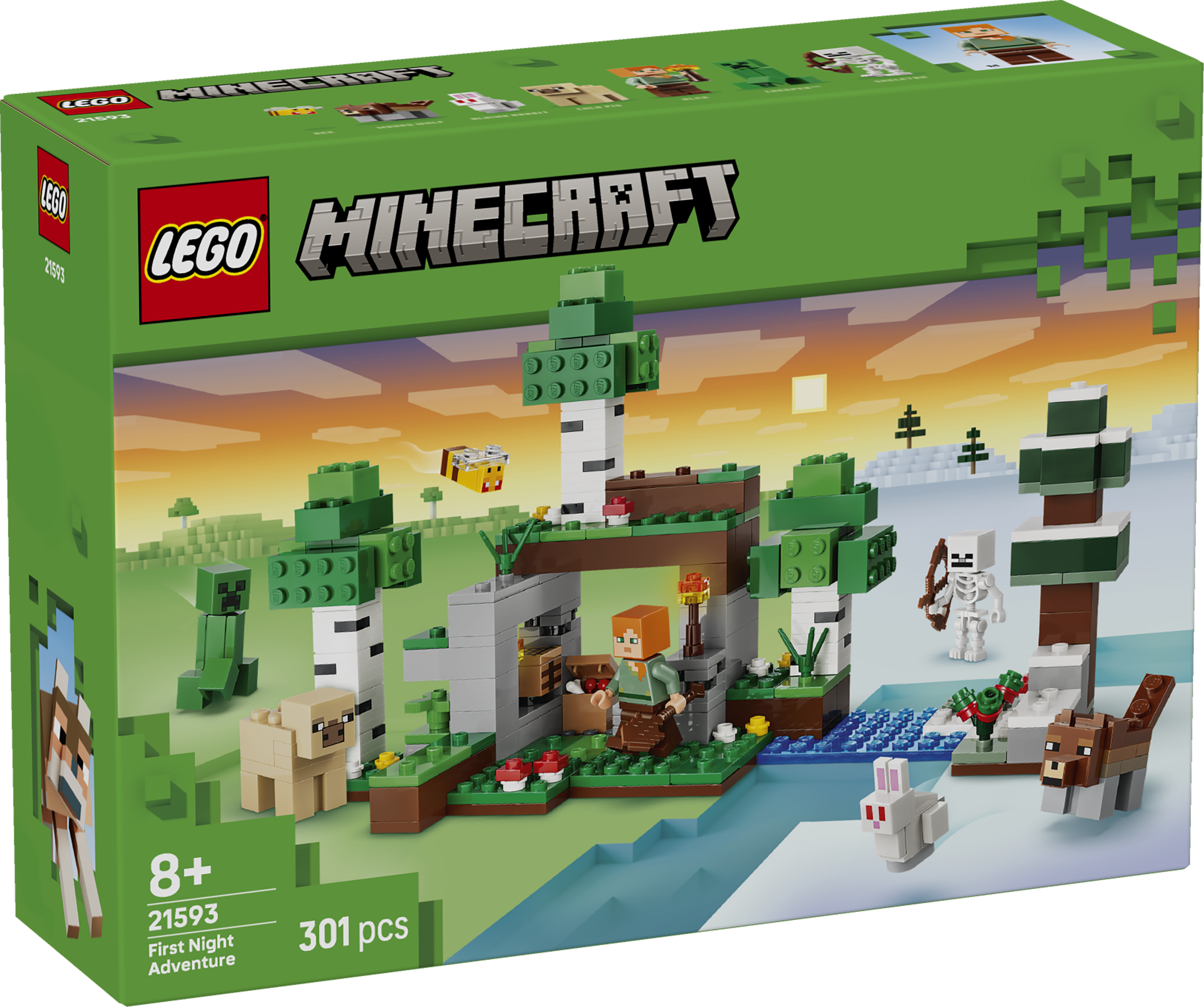 LEGO® Minecraft 21593 První noční dobrodružství