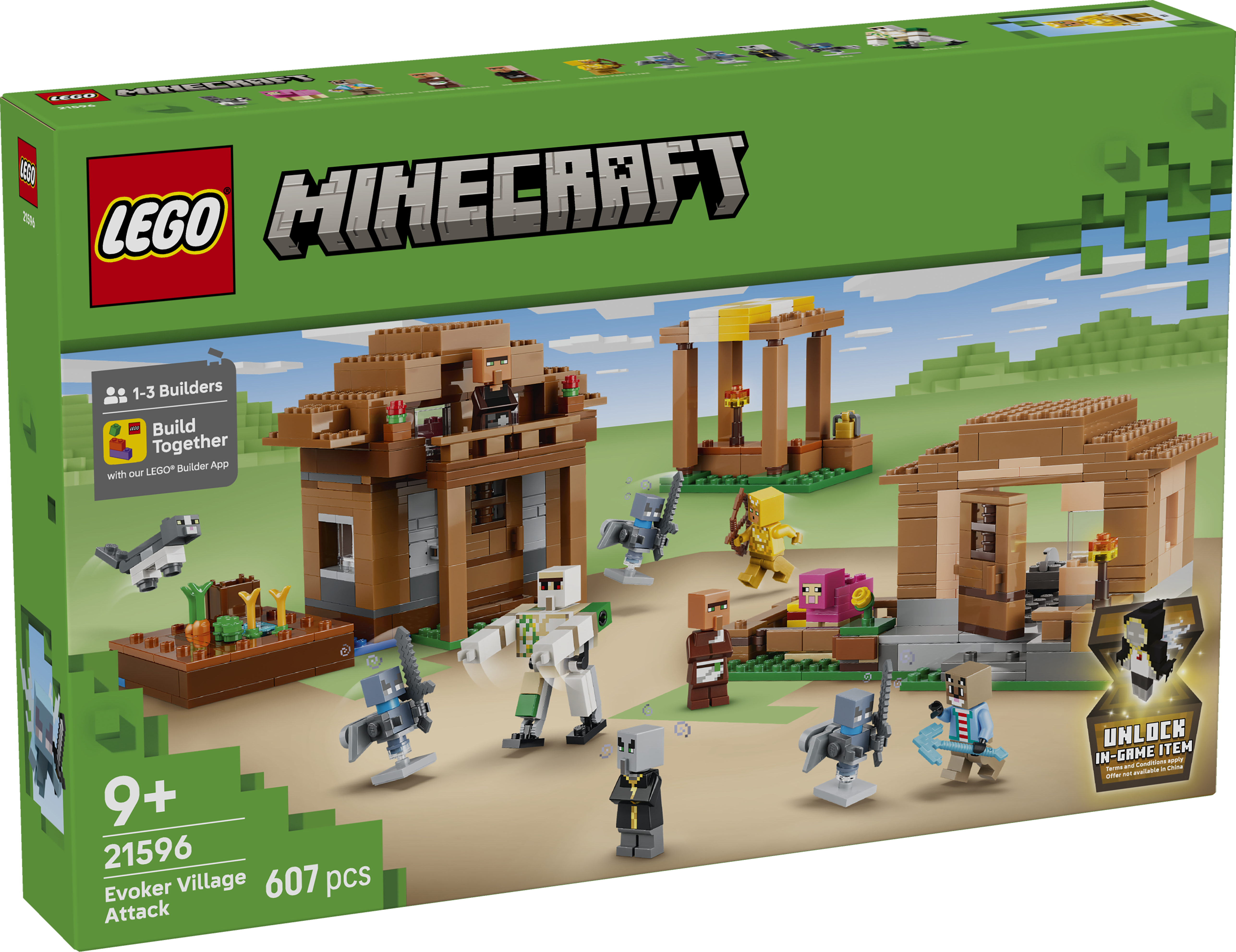 LEGO® Minecraft 21596 Útok Mága na vesnici