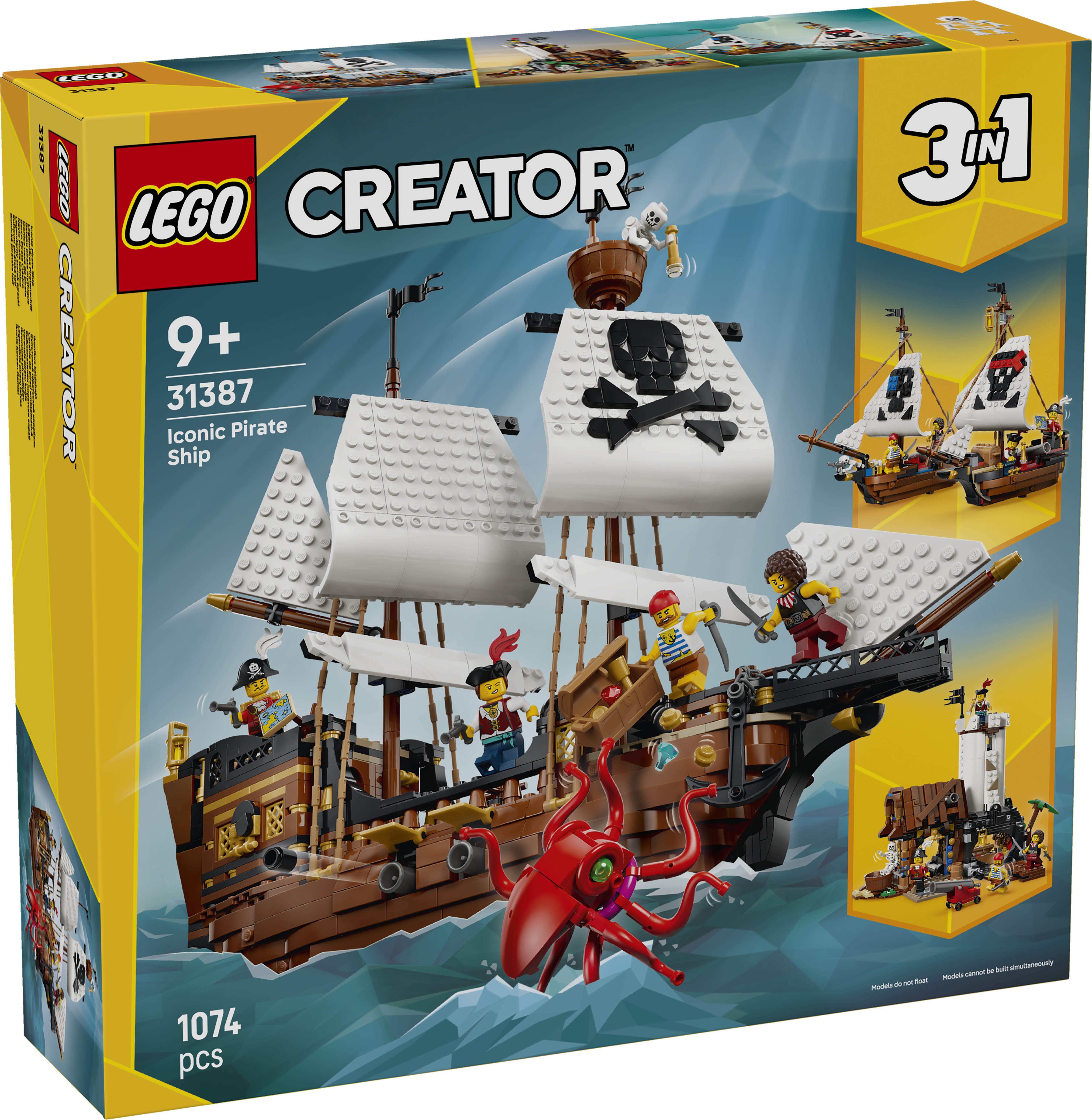 LEGO® Creator 31387 Kultovní pirátská loď