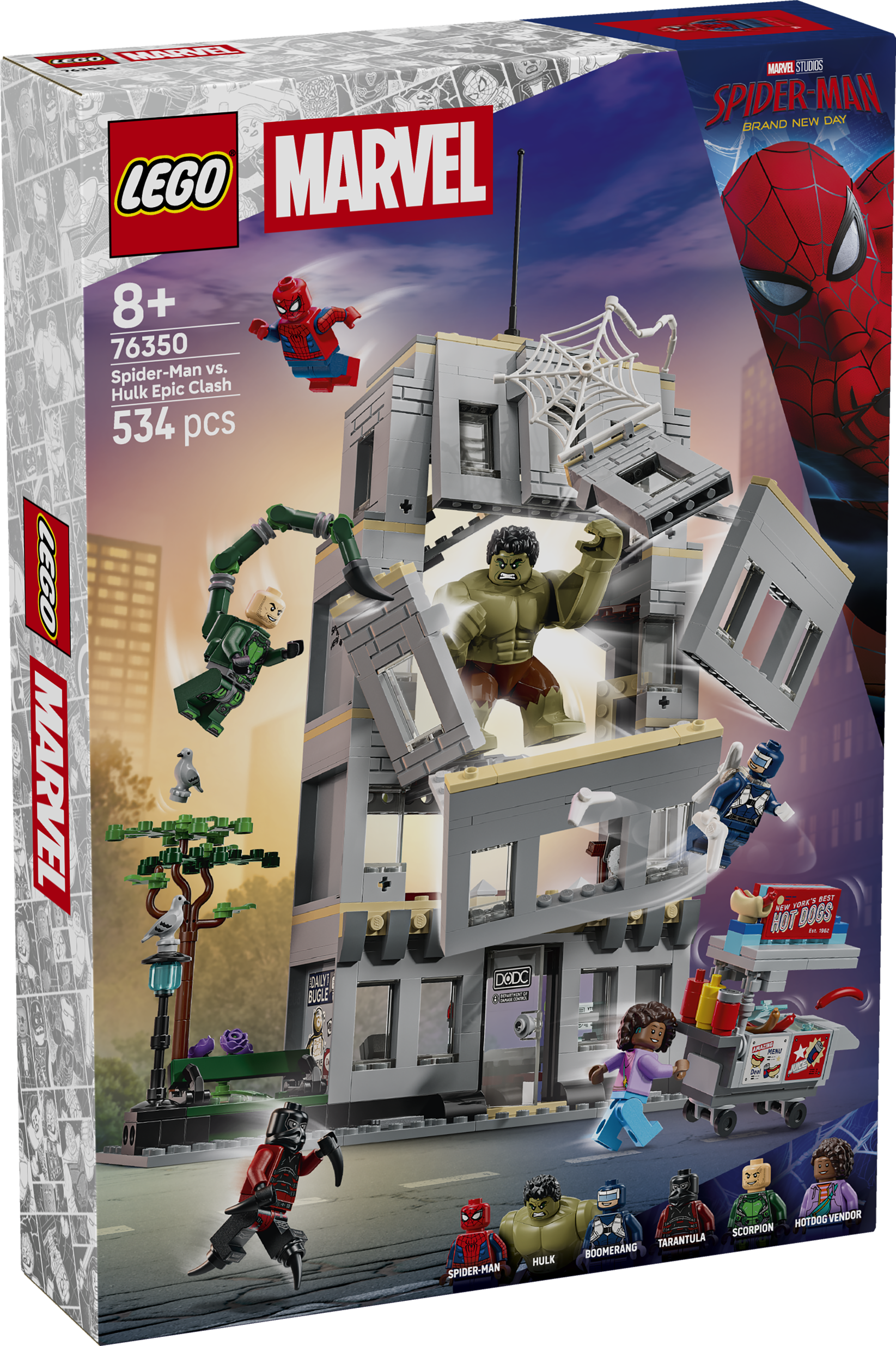 LEGO® SUPER HEROES 76350 Epické střetnutí: Spider-Man vs. Hulk