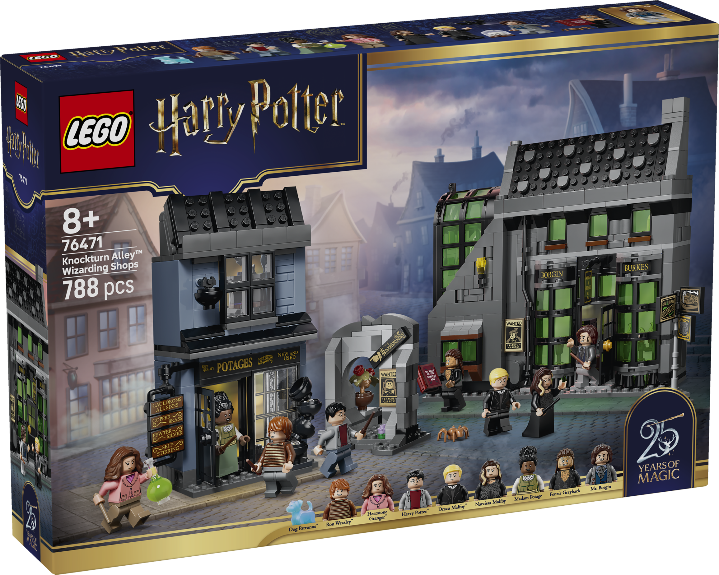 LEGO® HARRY POTTER™ 76471 Kouzelnické obchody v Obrtlé