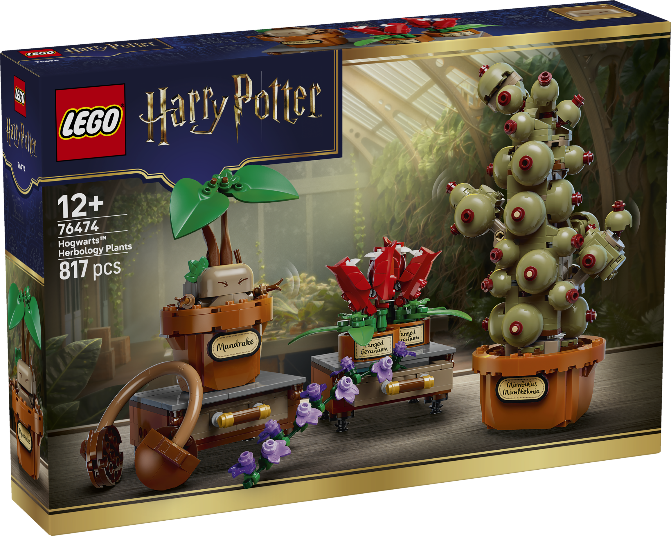LEGO® HARRY POTTER™ 76474 Rostliny z hodiny bylinkářství
