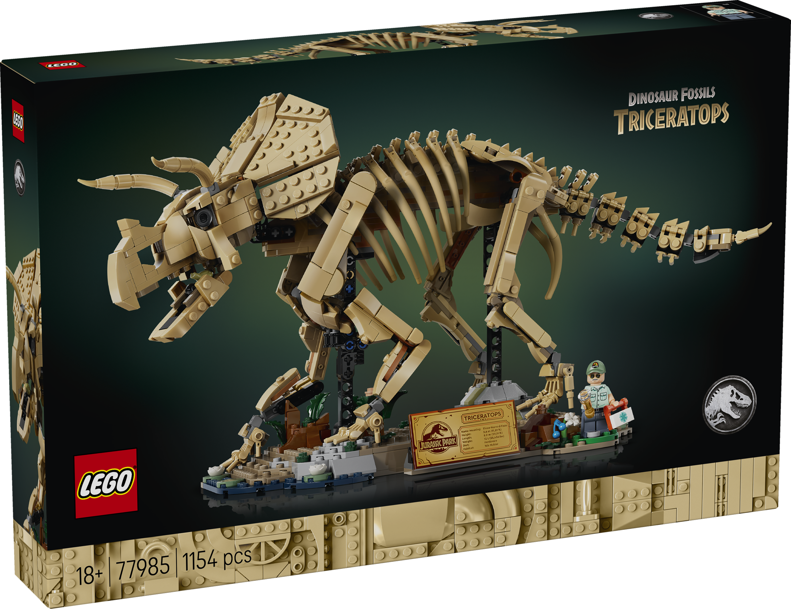 LEGO® Jurassic World 77985 Dinosauří fosilie: Triceratops