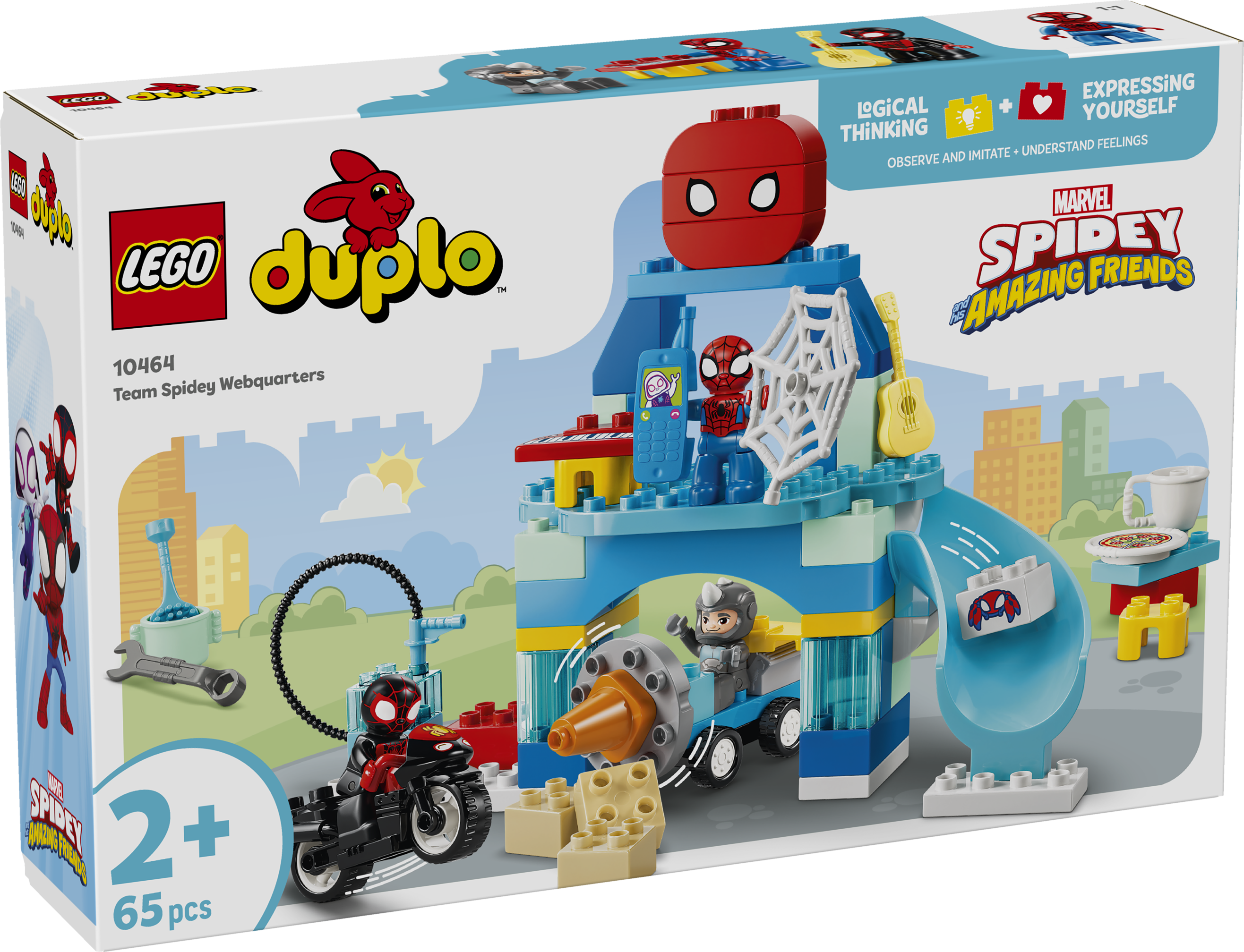 LEGO® Marvel 10464 Spideyho tým a pavoučí základna