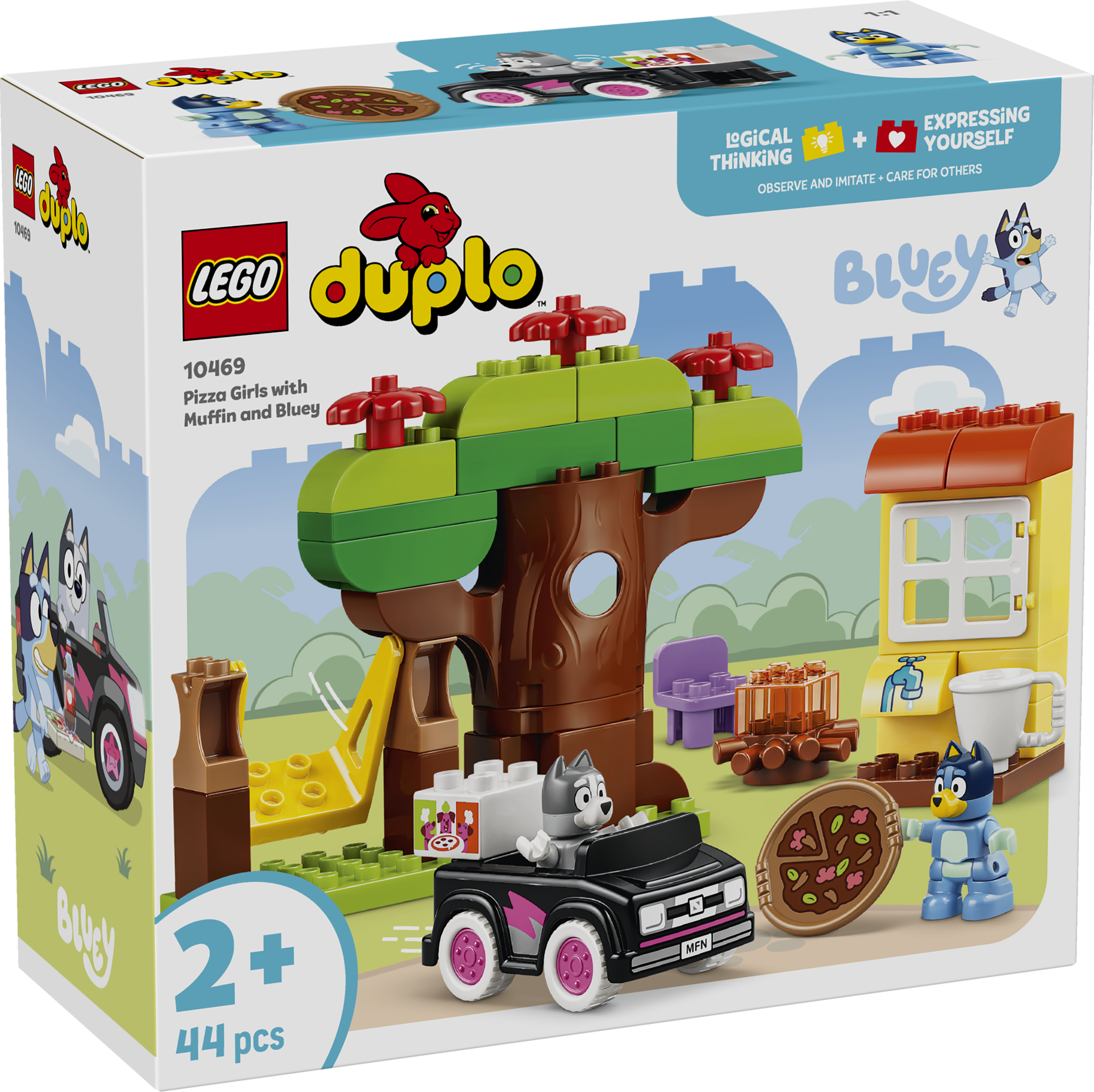LEGO® DUPLO Bluey 10469 Muffin, Bluey a rozvoz pizzy