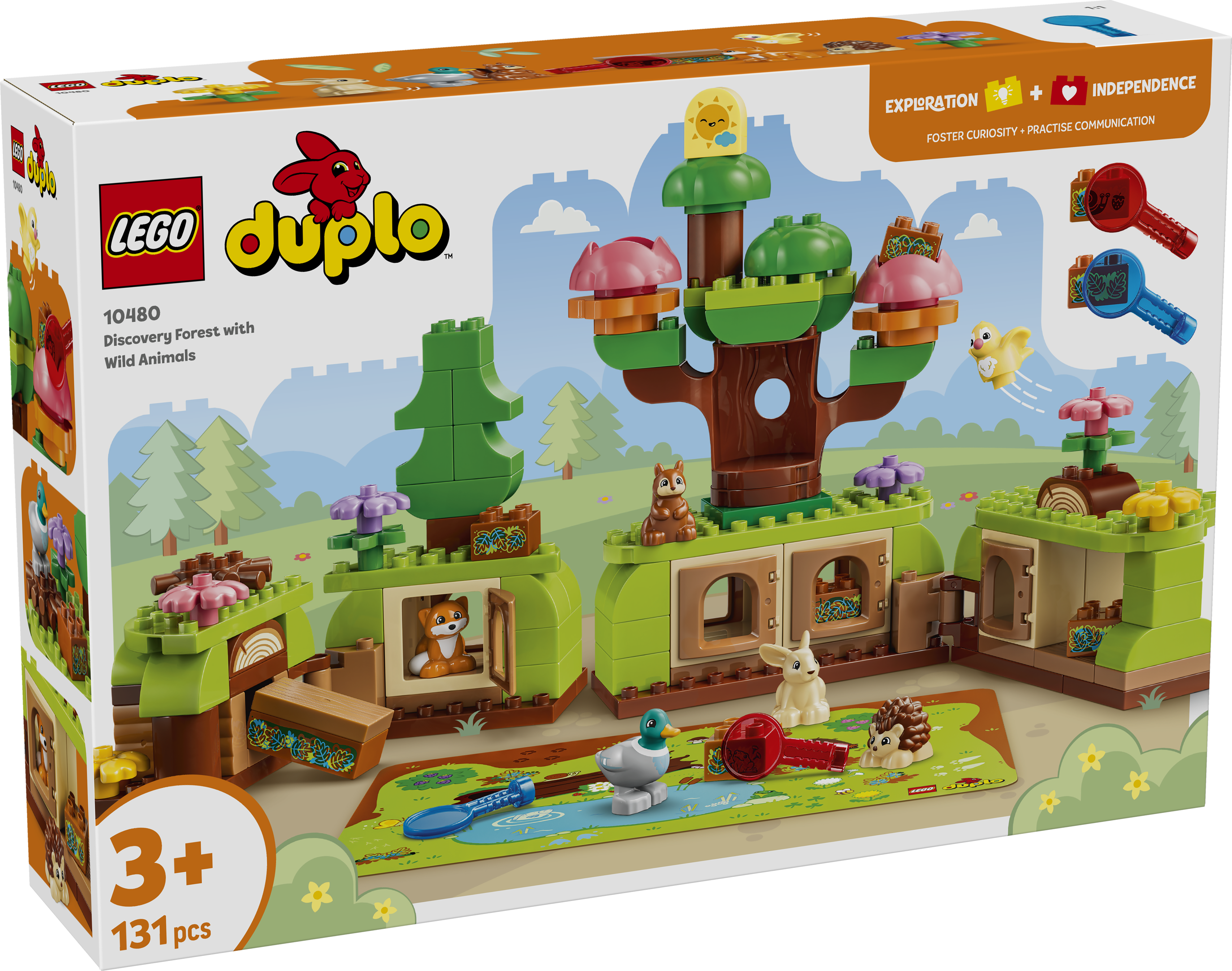 LEGO® DUPLO 10480 Les plný objevů a divokých zvířátek