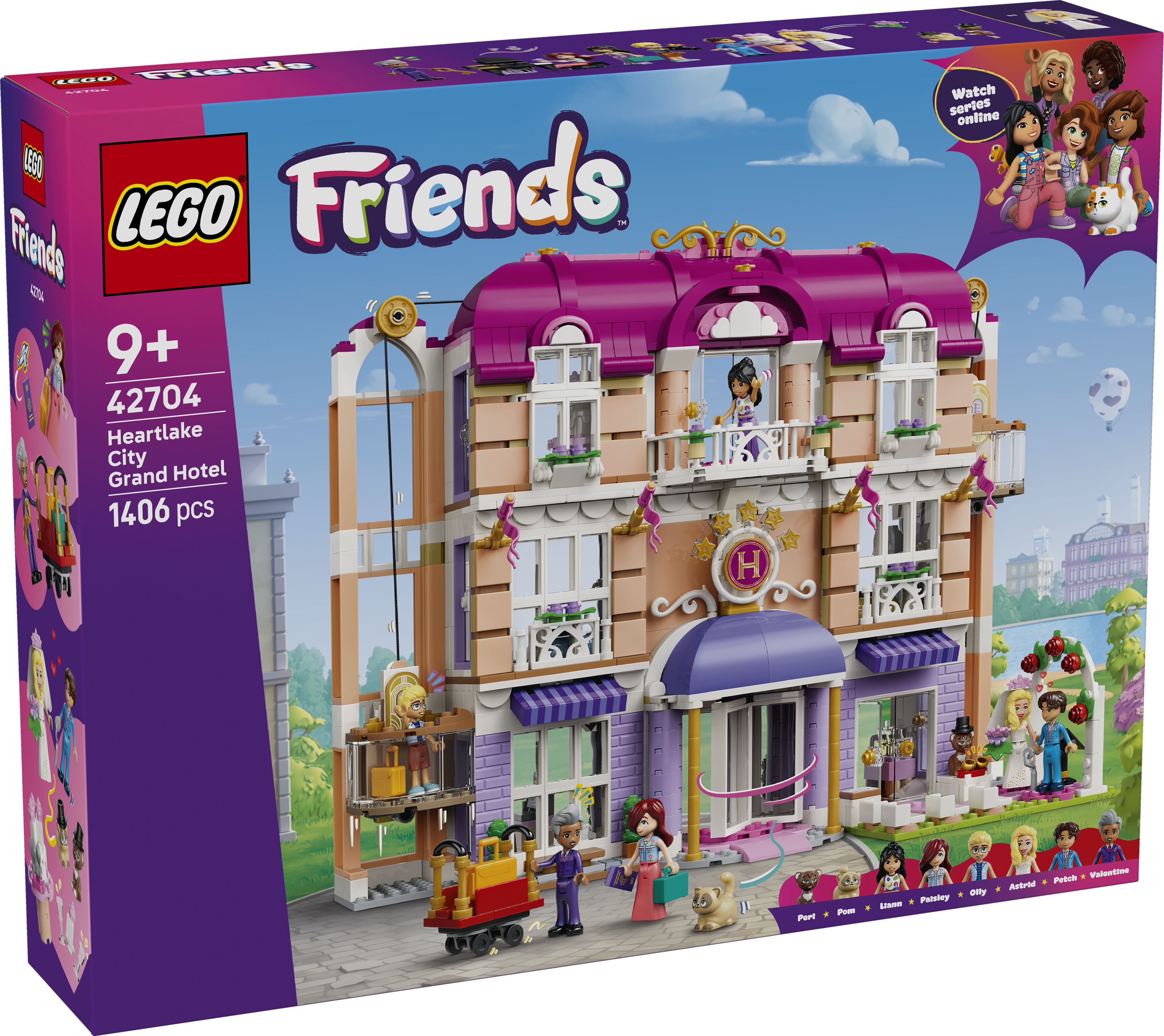 LEGO® Friends 42704 Grand Hotel v městečku Heartlake