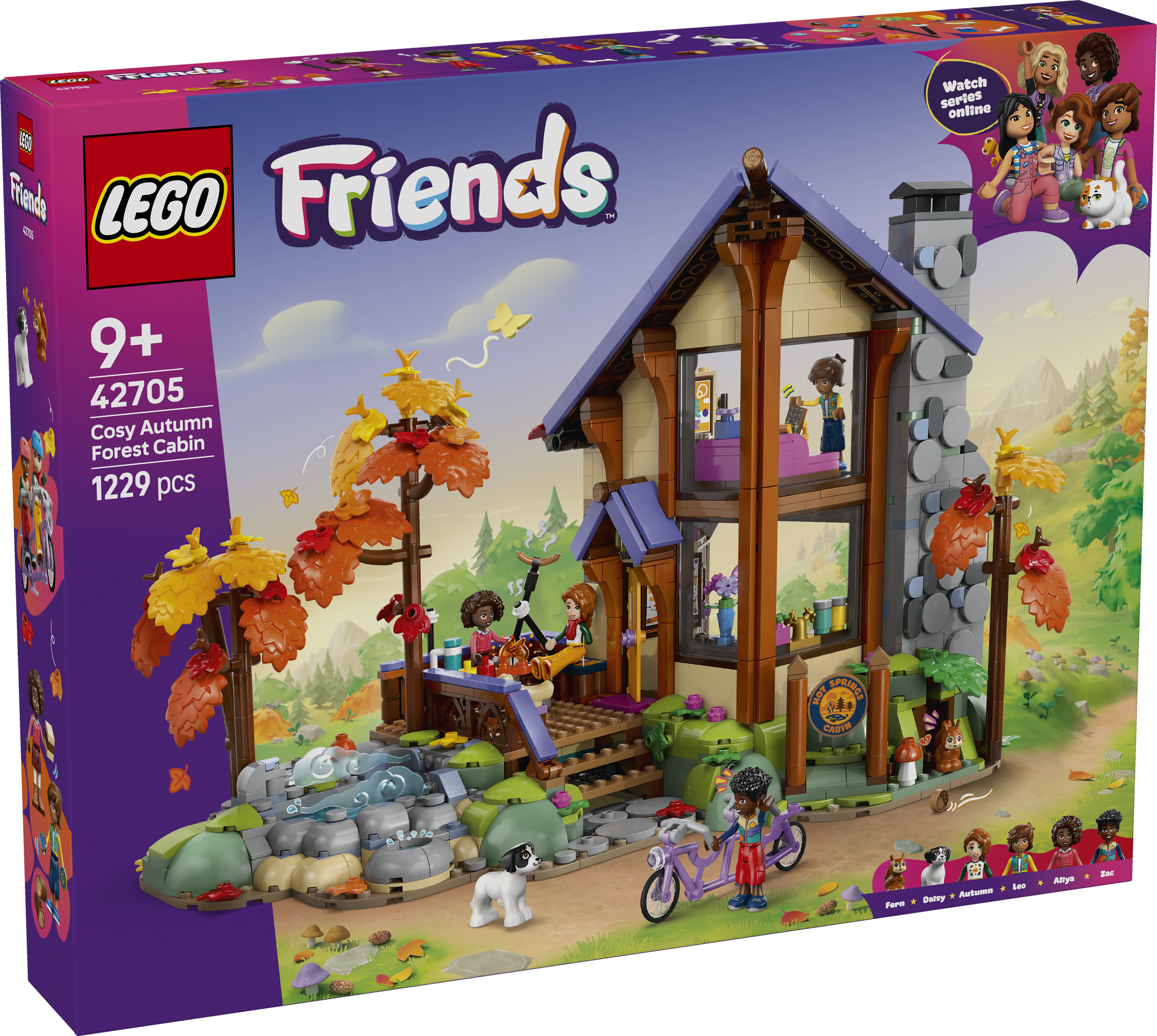 LEGO® Friends 42705 Útulná chata v podzimním lese