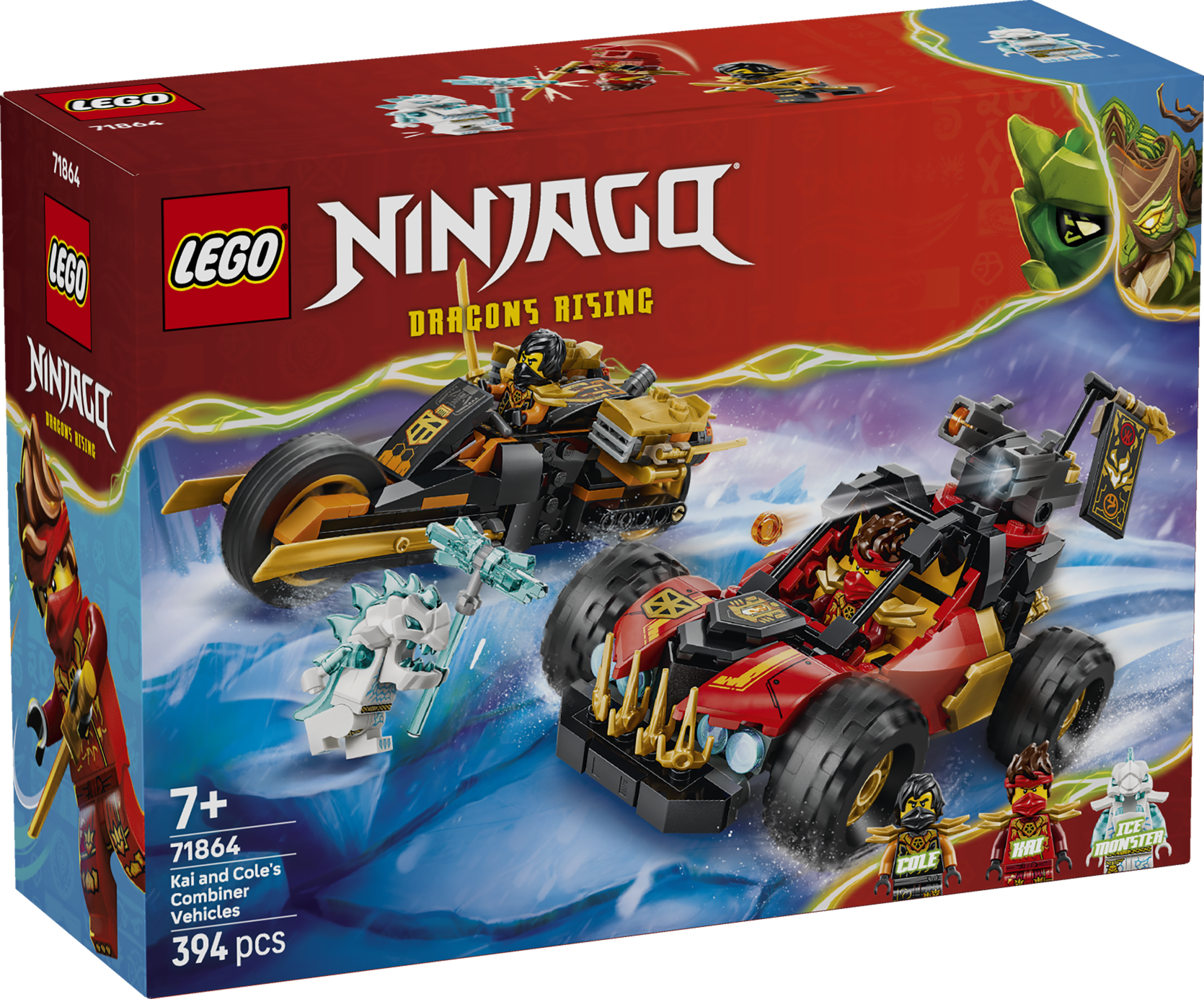 LEGO® NINJAGO 71864 Kombinovatelná vozidla Kaie a Colea