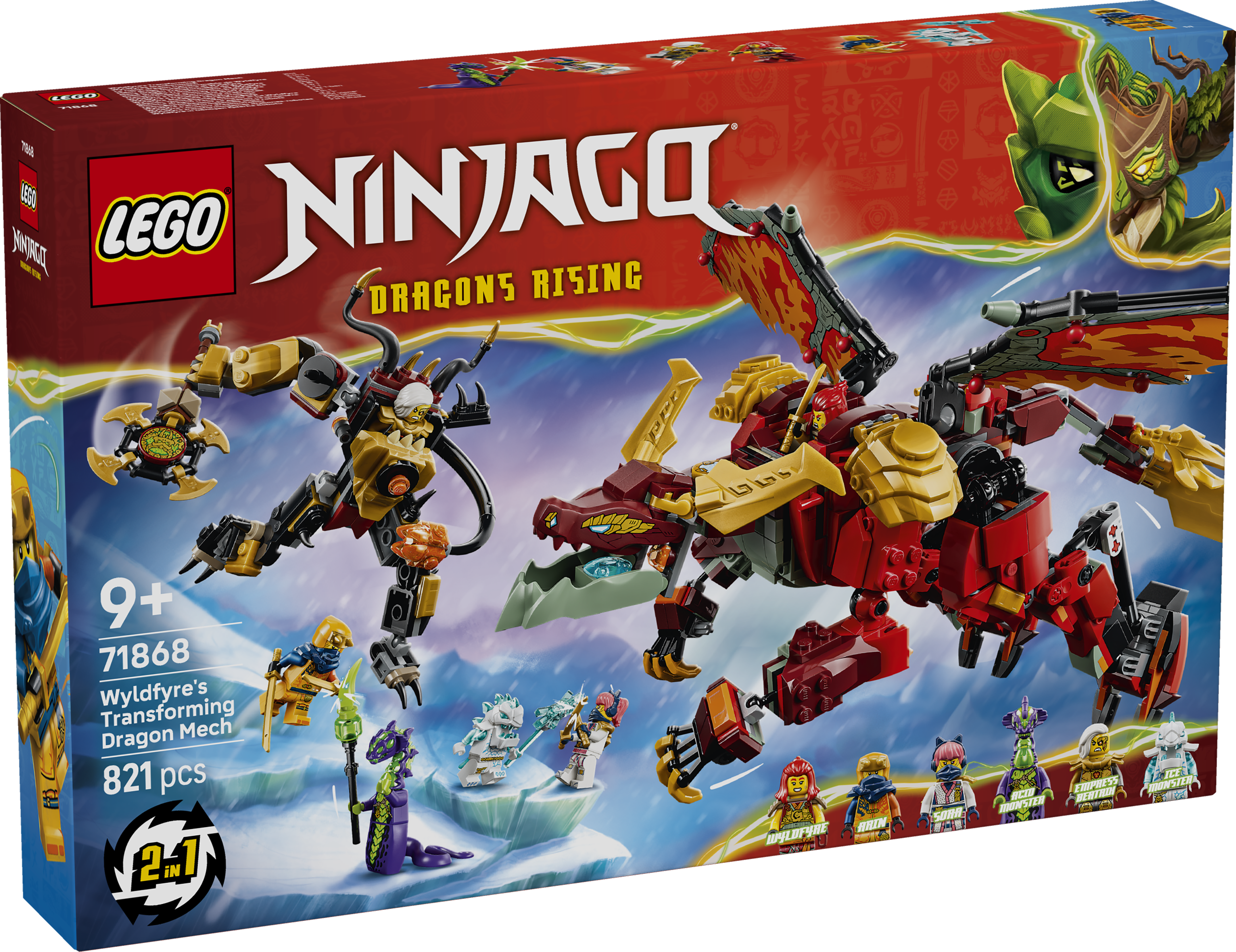 LEGO® NINJAGO 71868 Wyldfyre a transformační dračí oblek