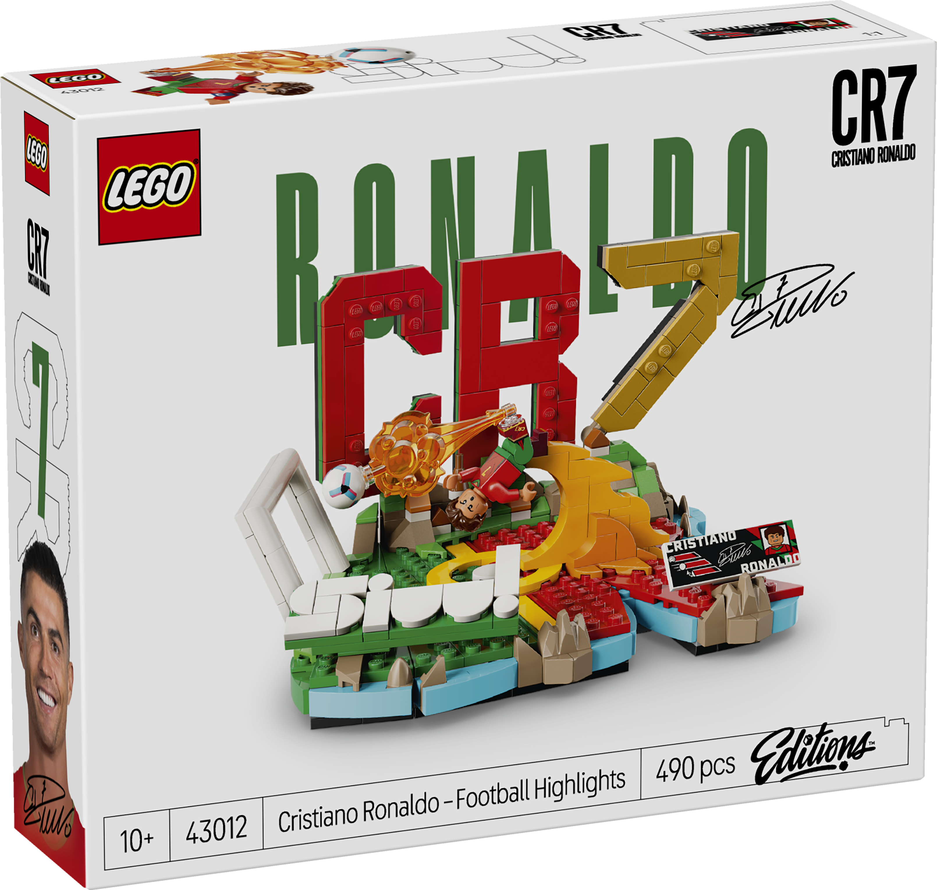 LEGO® Editions 43012 Cristiano Ronaldo – Hvězdné momenty fotbalu