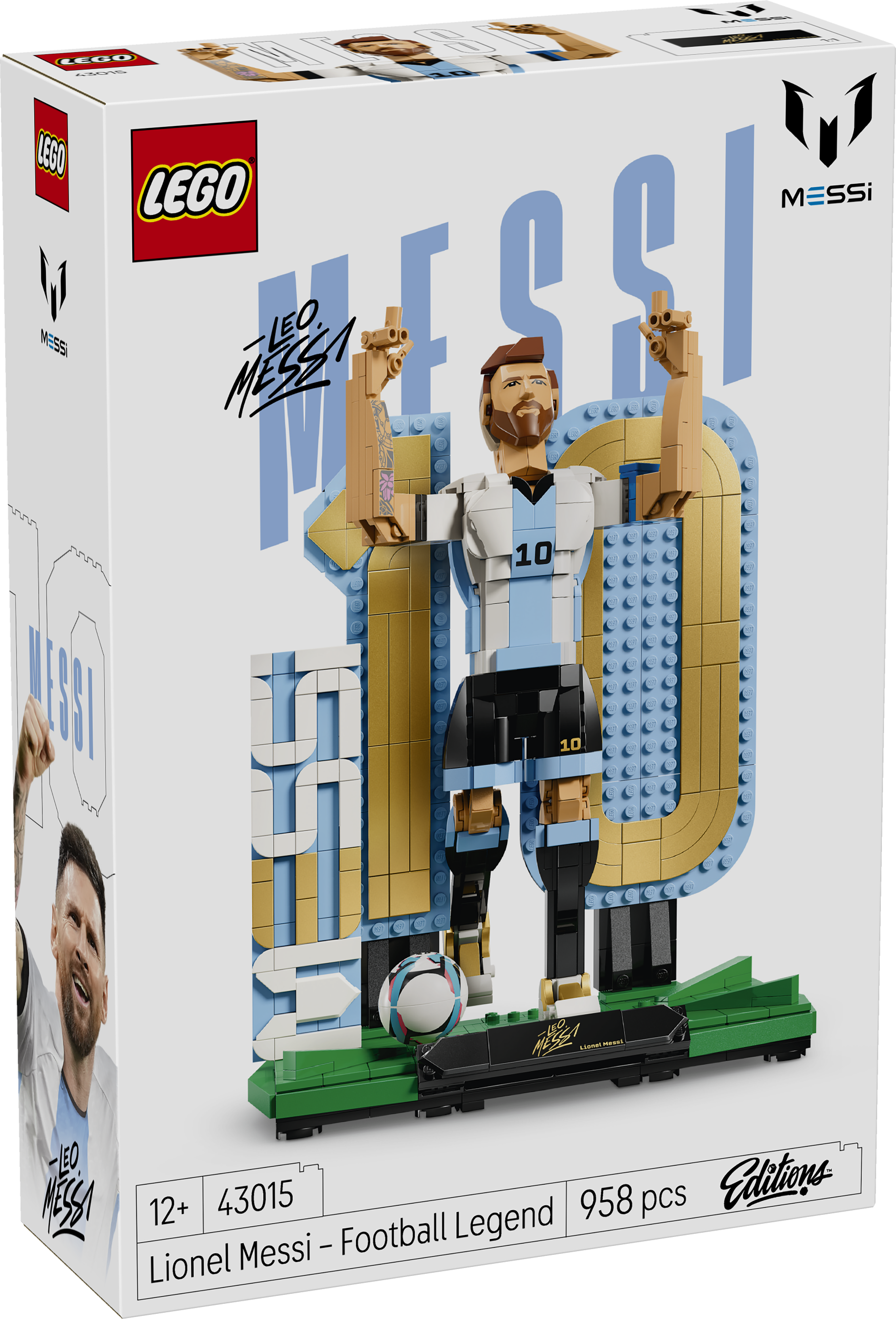 LEGO® Editions 43015 Lionel Messi – Fotbalová legenda