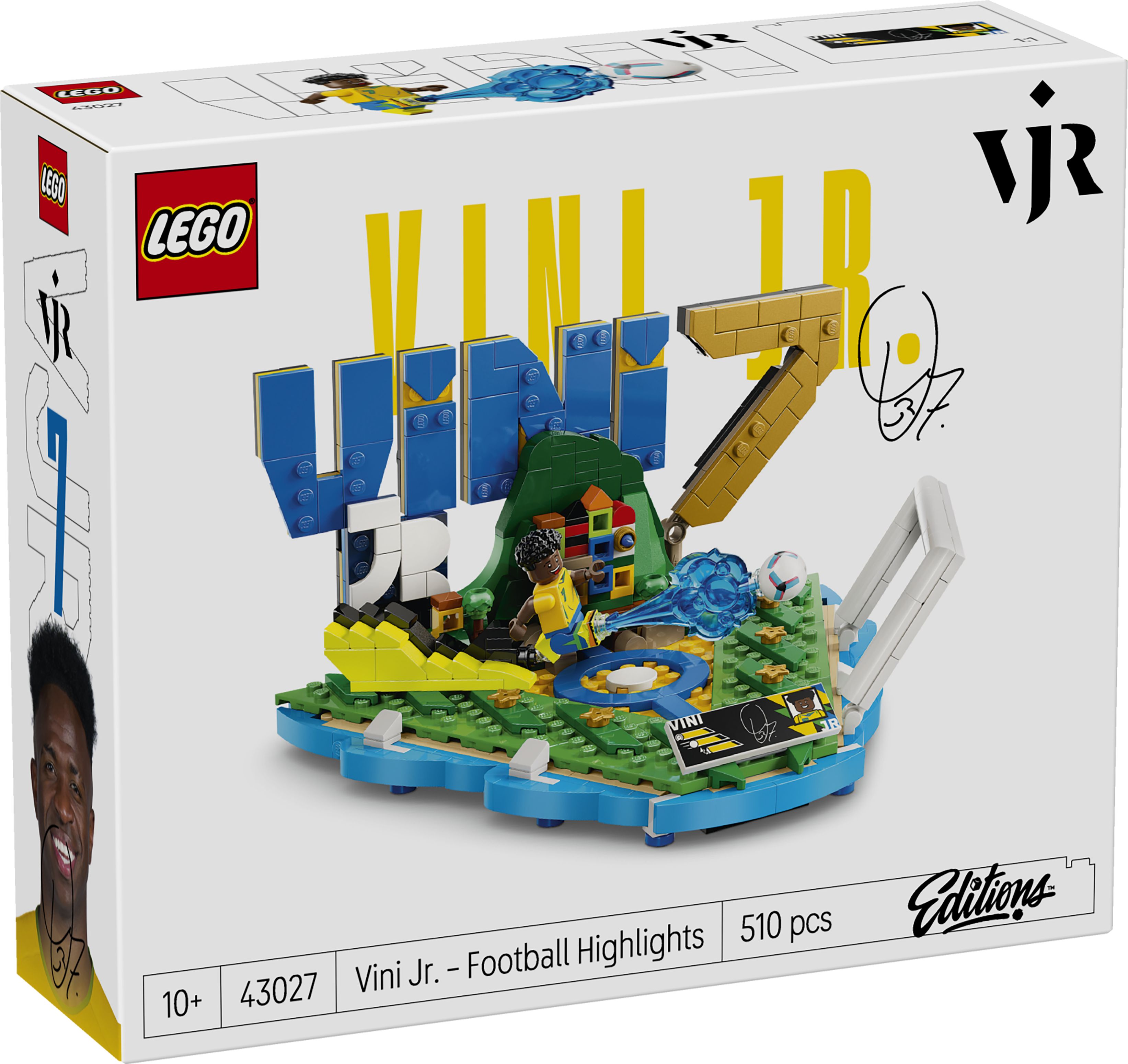 LEGO® Editions 43027 Vini Jr. – Hvězdné momenty fotbalu