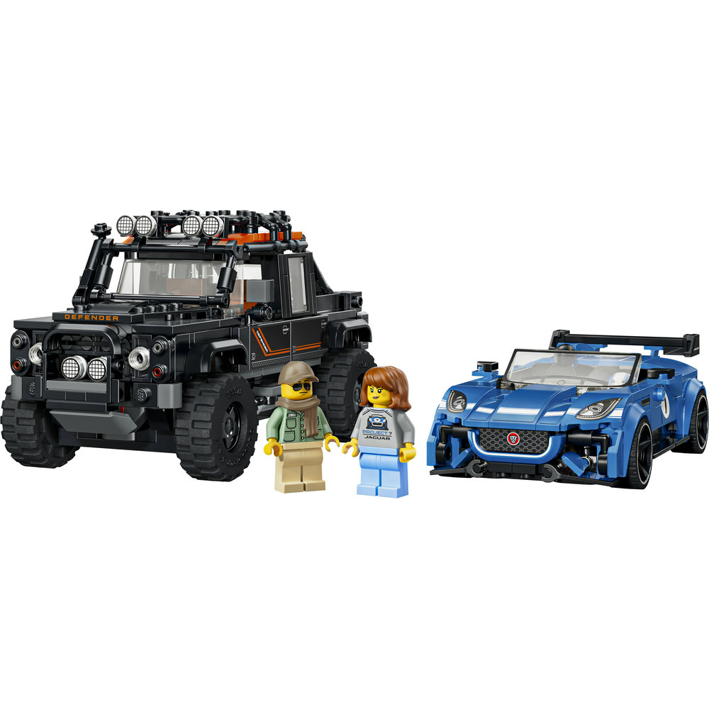 LEGO® SPEED CHAMPION 77264 Jaguar Project 7 a Land Rover Defender