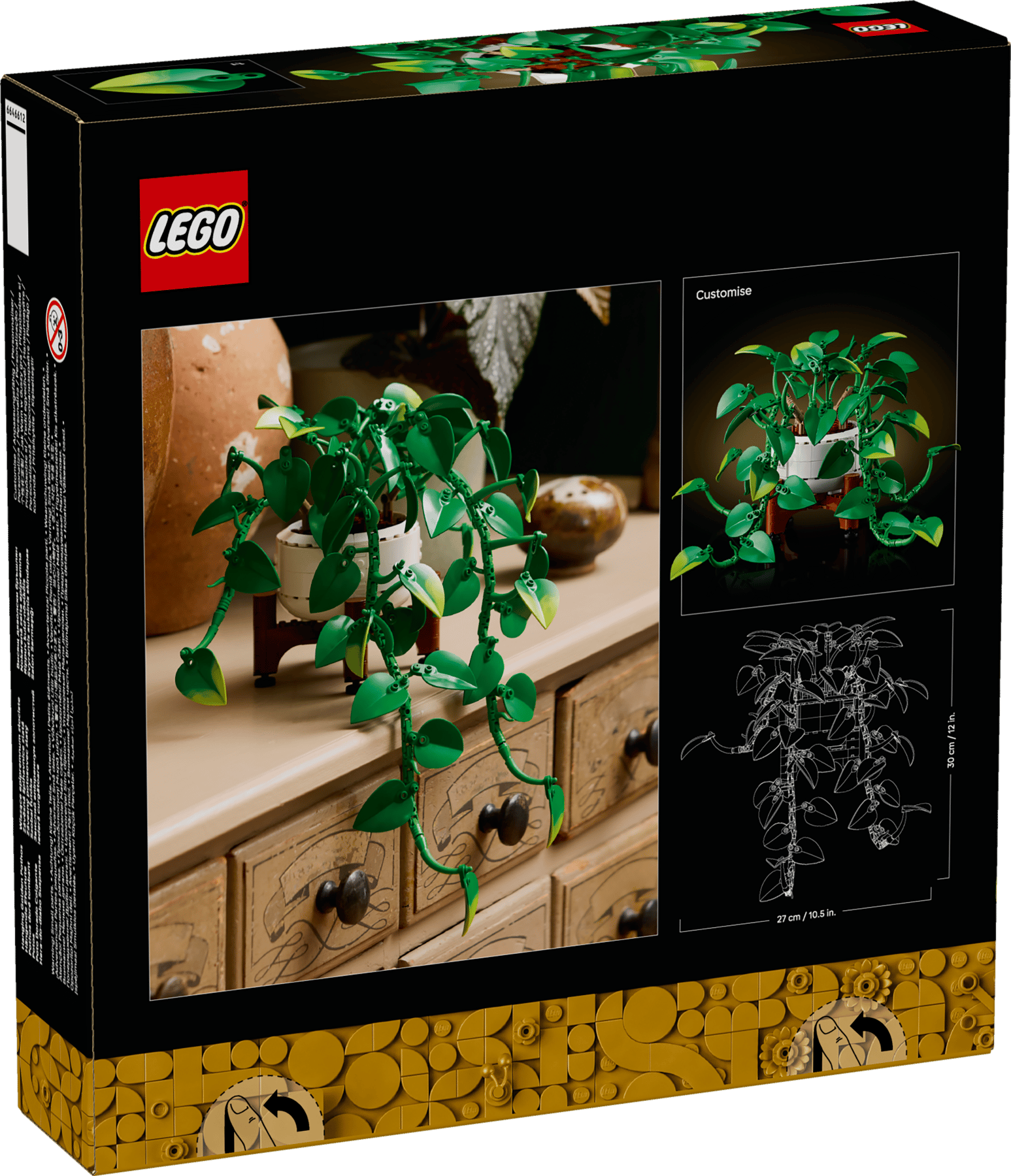 LEGO® Botanicals 11512 Závěsná šplhavnice zlatá