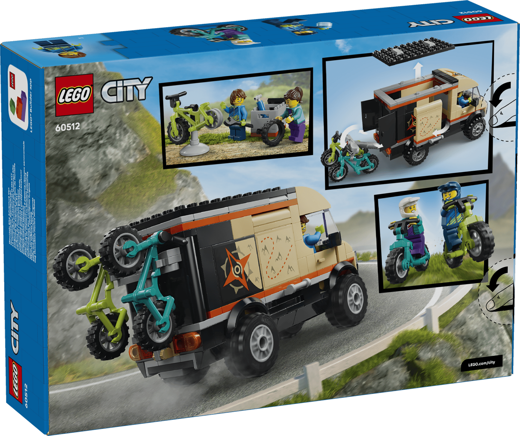 LEGO® City 60512 Dodávka s horskými koly