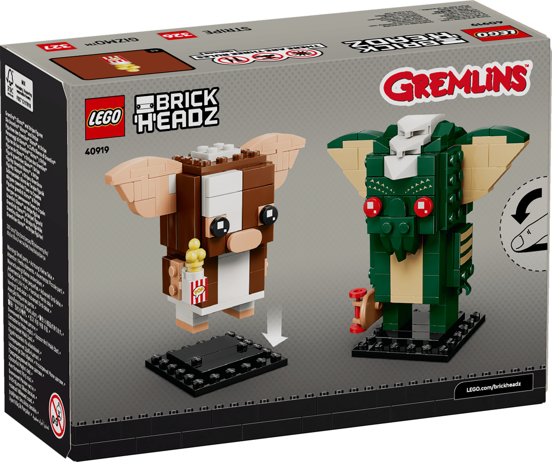 LEGO® BrickHeadz™ 40919 Gremlini Gizmo™ a Stripe