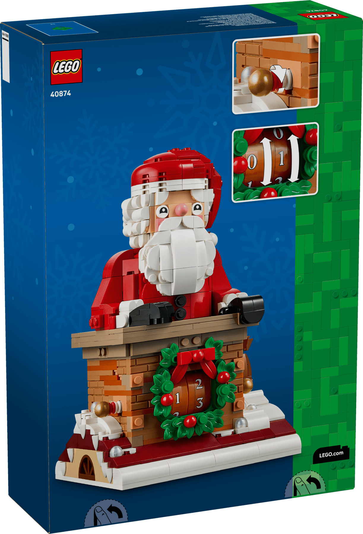 LEGO® 40874 Santa Claus a odpočet do svátků