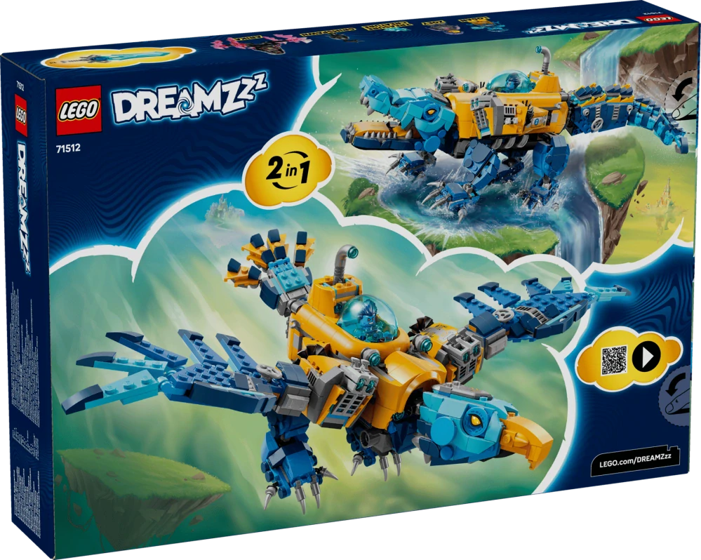 LEGO® DREAMZzz 71512 Krokodýlí ponorka