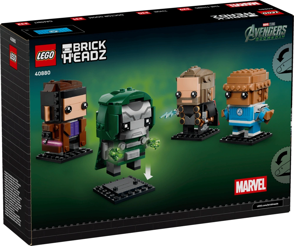 LEGO® BrickHeadz™ 40880 Avengers: Doomsday: Hrdinové a padouch