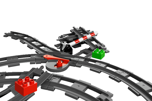 LEGO® DUPLO® 10506 - Systém kolejí pro vlaky