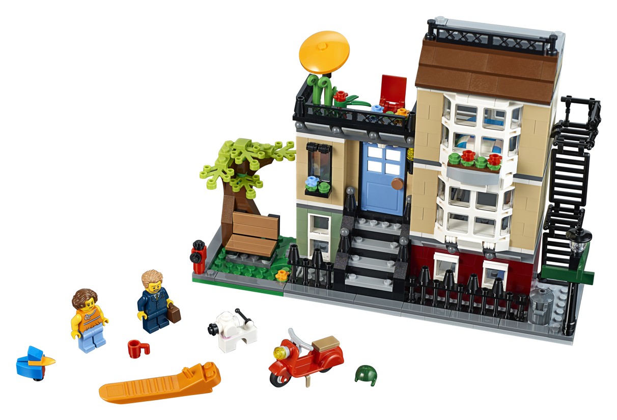 LEGO® Creator 31065, Městský dům se zahrádkou