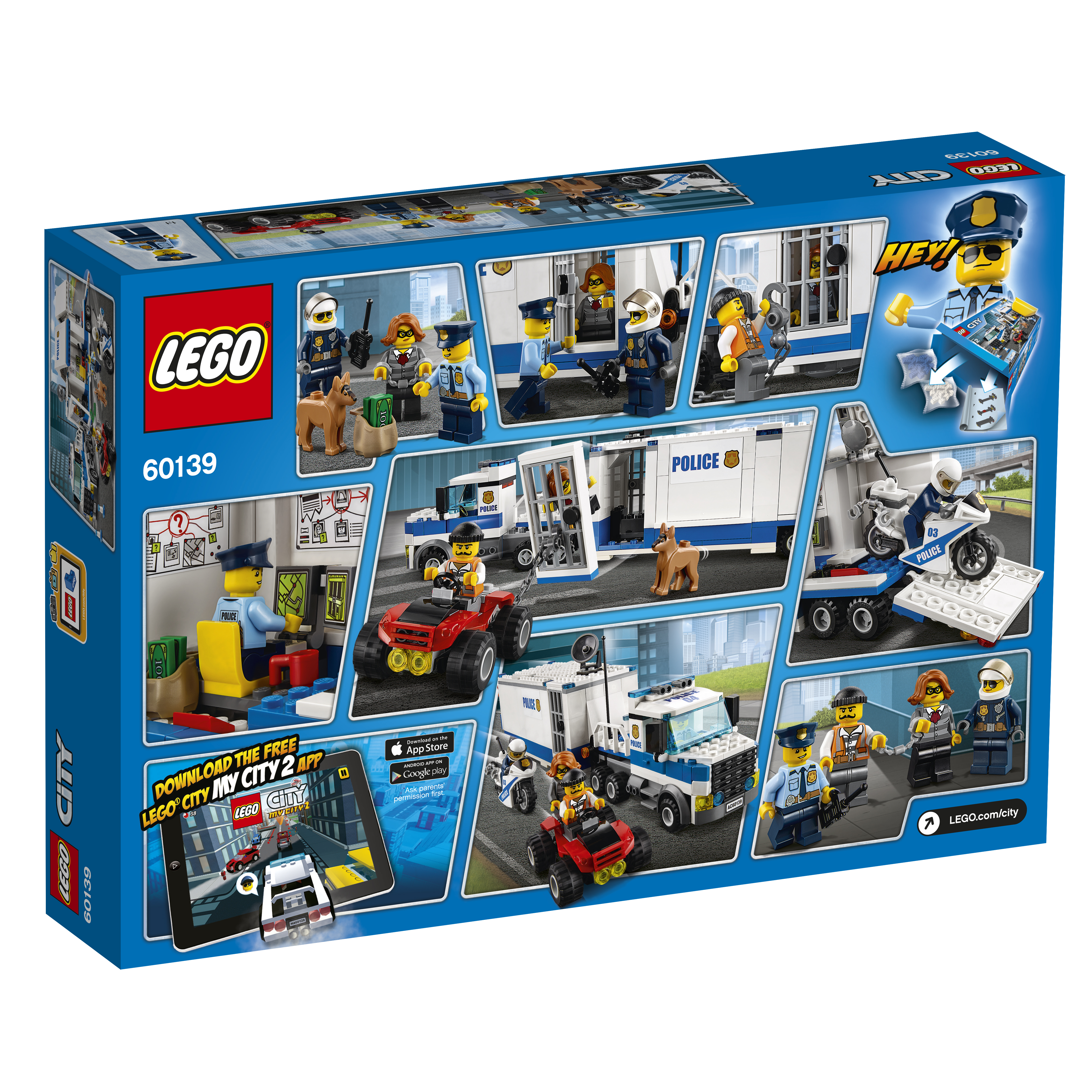 LEGO® City 60139, Mobilní velitelské centrum