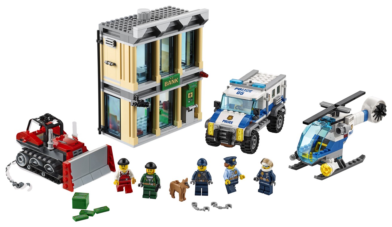 LEGO® City 60140, Vloupání buldozerem