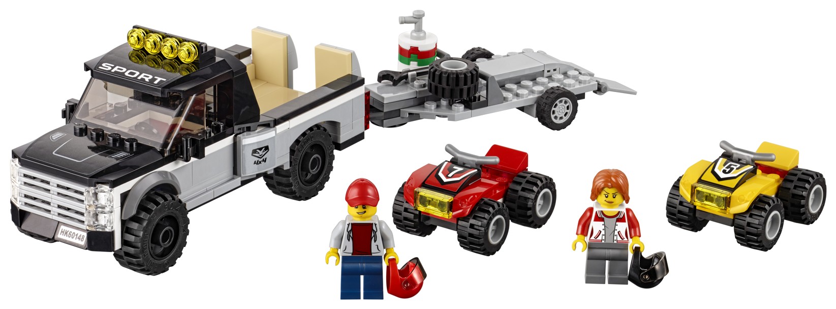 LEGO® City 60148, Závodní tým ctyrkolek