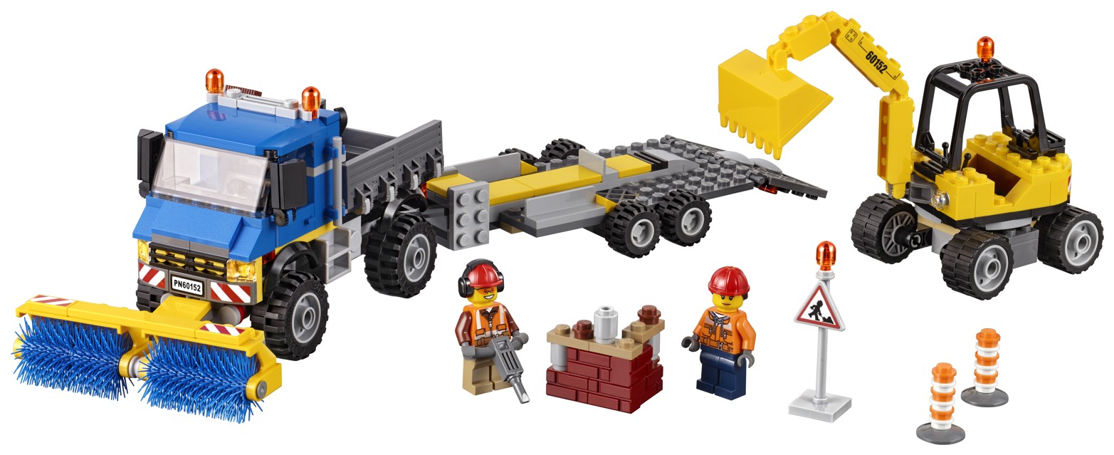 LEGO® City 60152, Zametací vůz a bagr