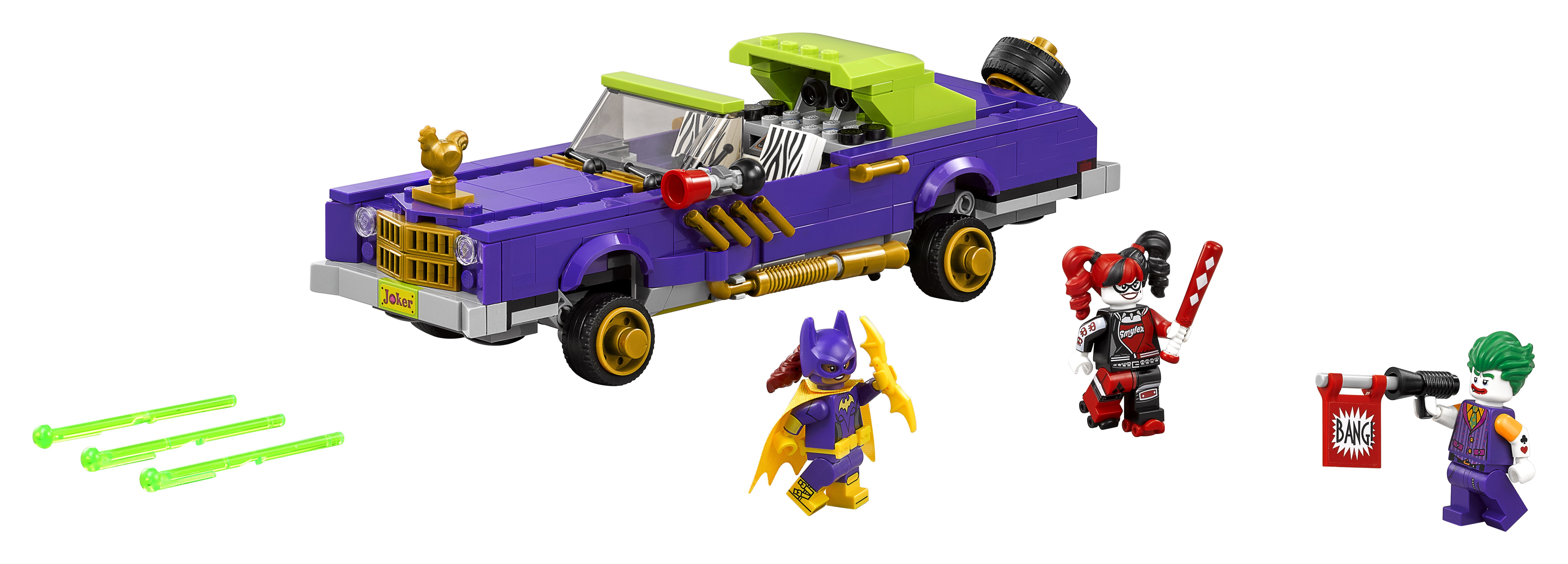 THE LEGO® BATMAN MOVIE 70906 Joker a jeho vůz Notorious Lowrider