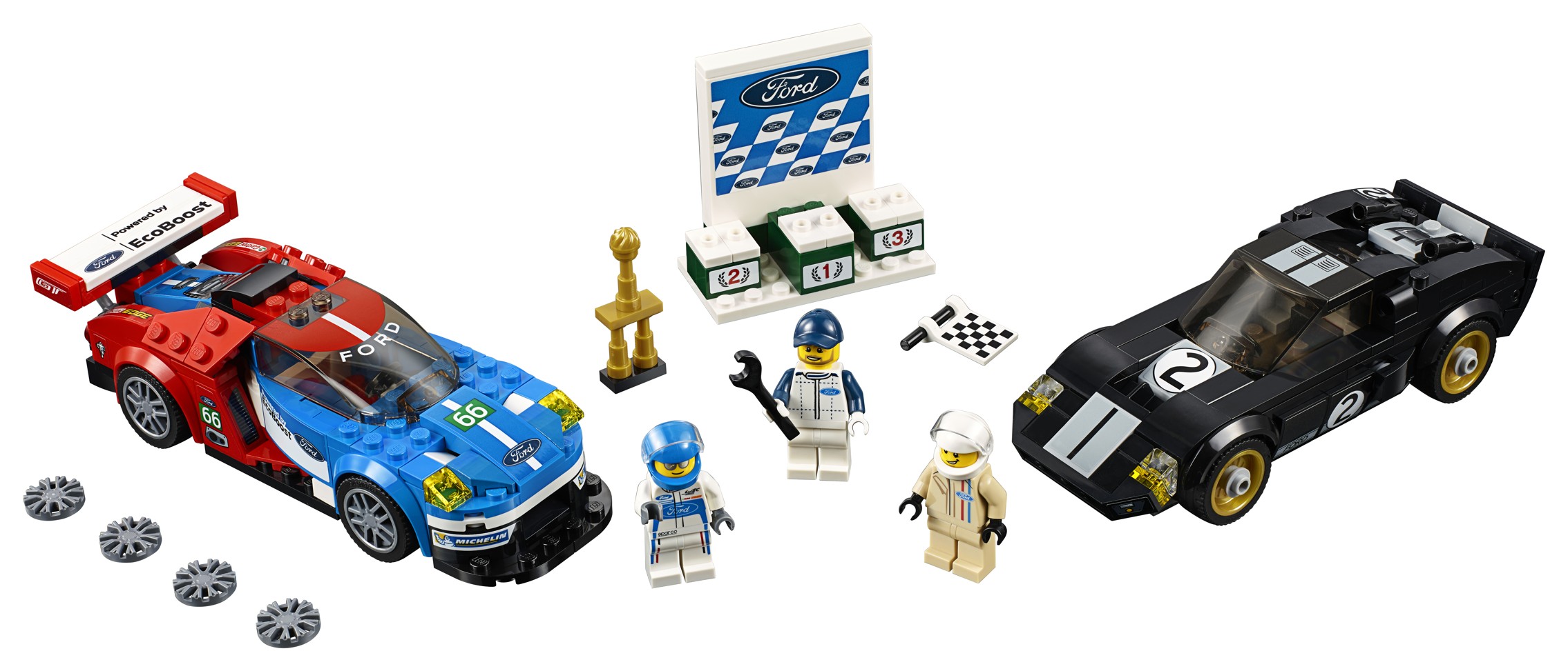 LEGO® Speed Champions 75881 2016 Ford GT & 1966 Ford GT40