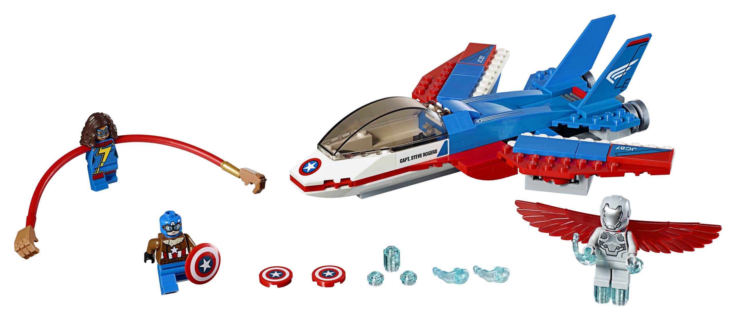 LEGO® Marvel Super Heroes 76076 Kapitán America a honicka ve stíhacce