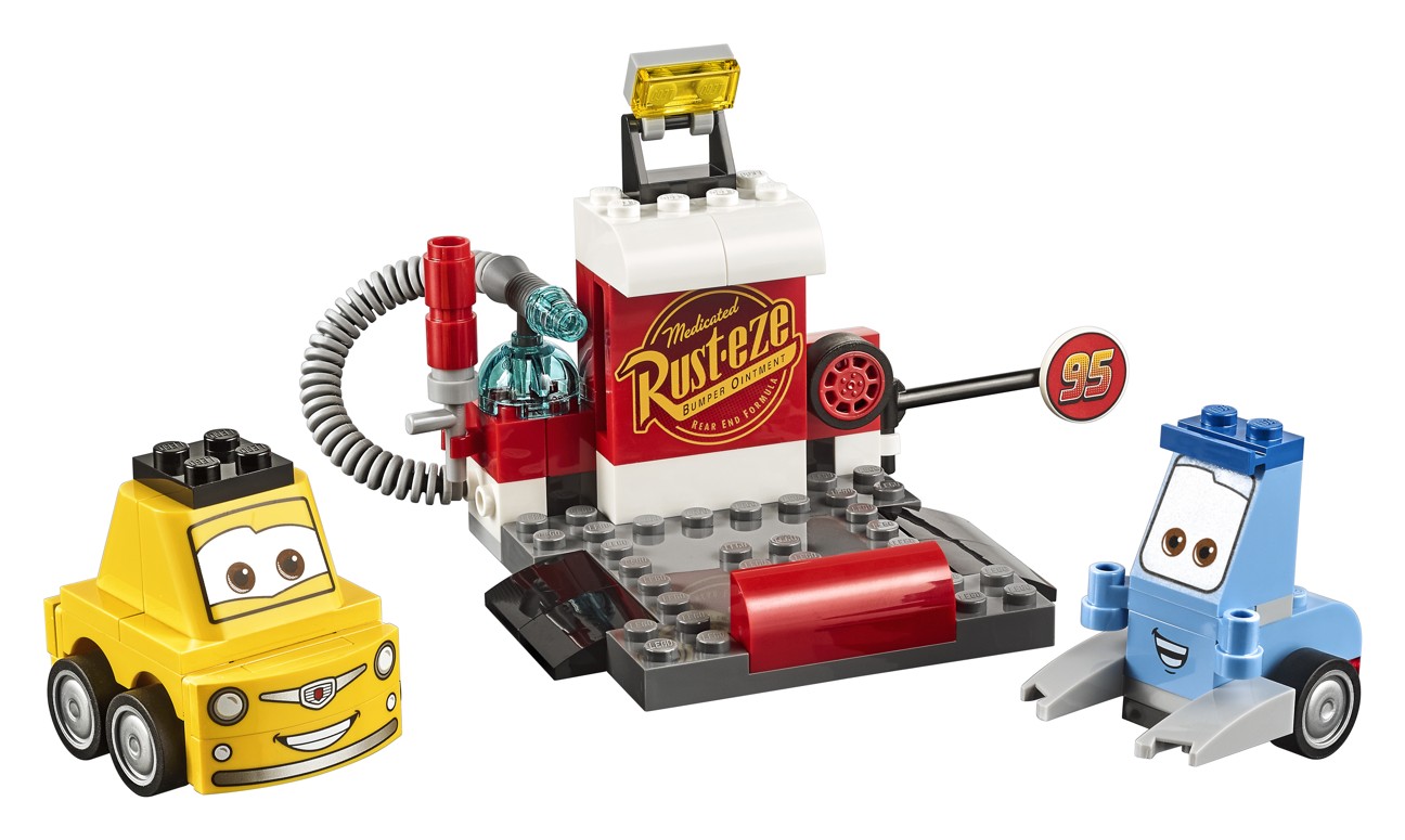Lego Juniors 10732 Zastávka v boxech Guida a Luigiho